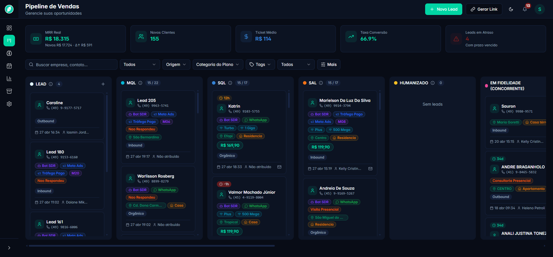 Pipeelo CRM — Adquirir